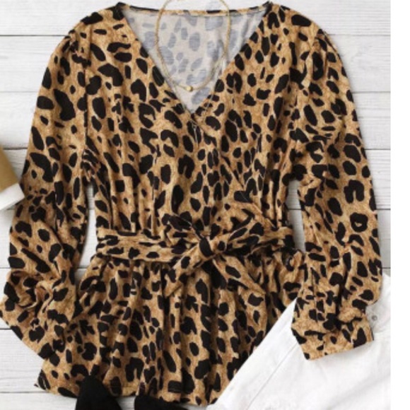 Animal print blouse - Picture 6 of 13